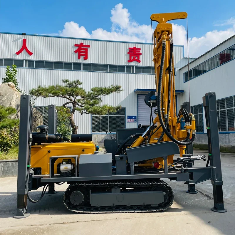 Mine Drilling Rig 100m, 150m, 200m, 300m, 350m, 600 Mounted Water Well Drilling Rig Machine For Sale