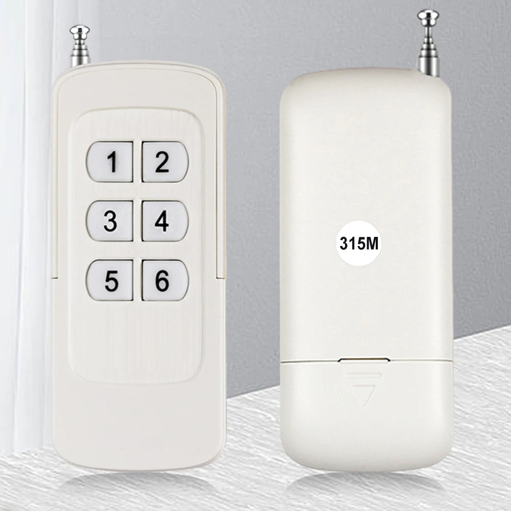 315MHz/433MHz Clone Remote Control 6/8 Buttons Remote Control Duplicator Replacement Garage Door Gate Opener for Electric Gate