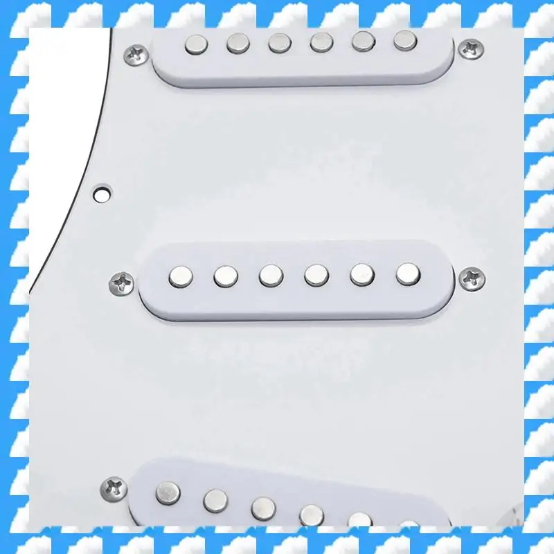 

ONGE 2Pcs White Electric Guitar Accessories For ST Three Single Electric Guitar Guitar Panel Electric Guitar Cover Plate