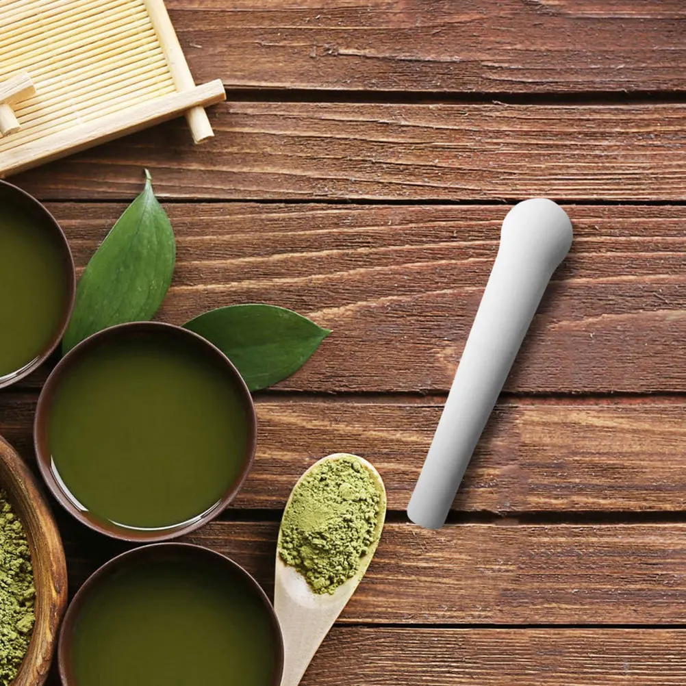 

2Pcs Ceramic Food Pestle Grinding Rod Manual Garlic Masher Medicine Crusher Kitchen Tool Pestle Medicine Grinding Stick