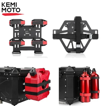 Motocykle uchwyt na butelkę zbiorniki na butelkę z olejkiem benzynowym kanister na paliwo płyta trzymająca pokrowce na bagaż do BMW R1200GS LC ADV R1250GS