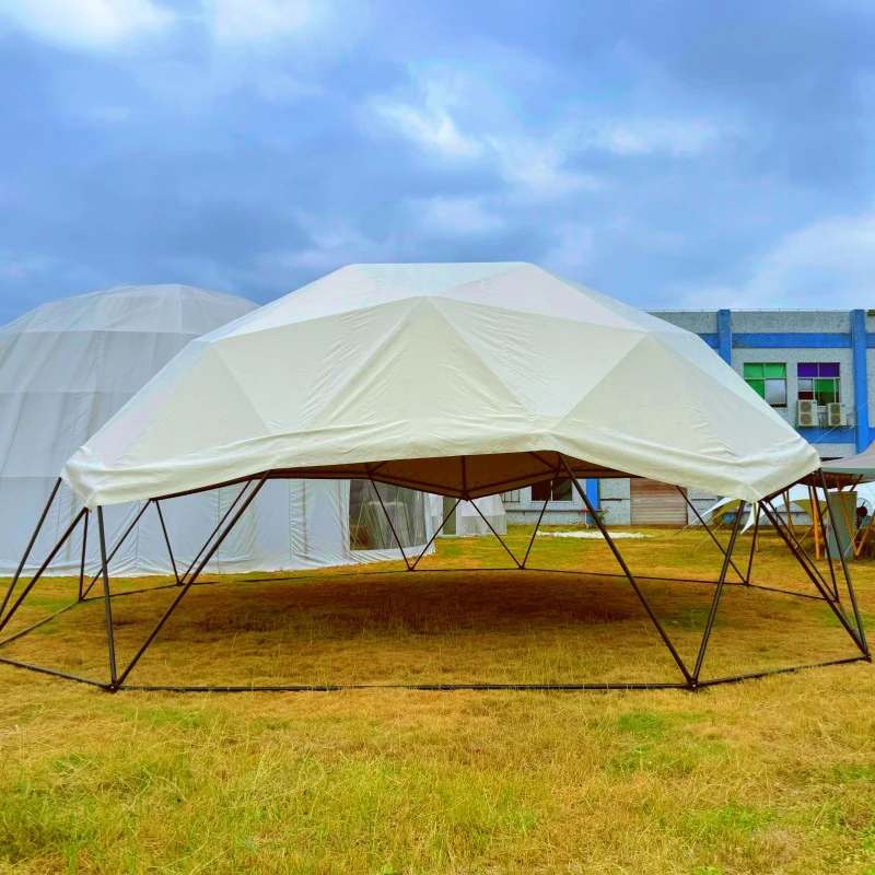 Arch Dome Tent Windproof Pavilion  Pergola Sun Room Exhibition PVC Sunshade Canopy  Wedding Shelter Tipi Outdoor camping