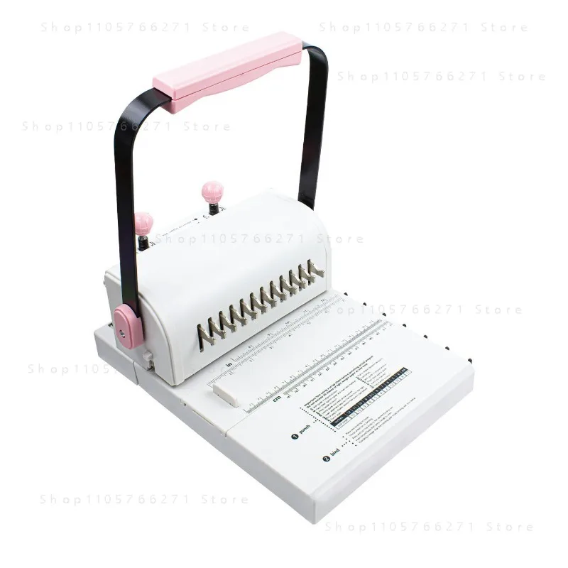 2:1 Mini Double Wire Coil Binding & Punching Machine - Factory Direct