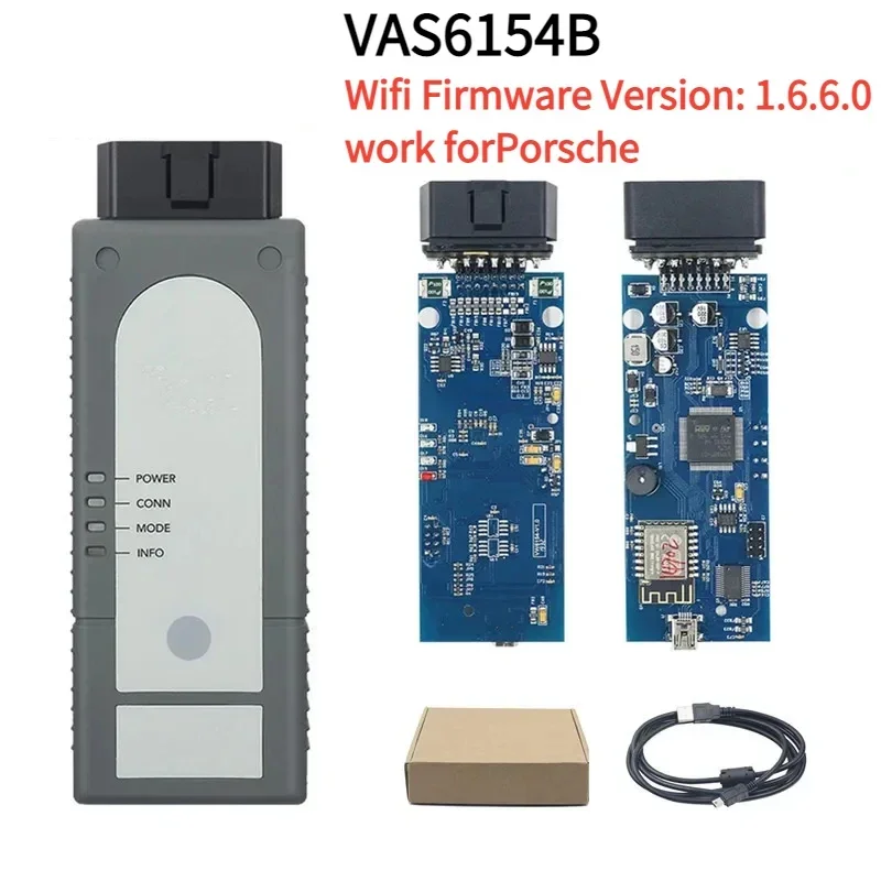 Lo último en herramienta de diagnóstico OKI 5054A 7,2,1 Keygen Bluetooth AMB2300 5054 Chip completo compatible con UDS WIFI para coche y VAS6154A/B y VNCI6154A