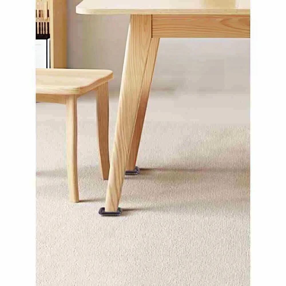 Square & Round Furniture Sliding Foot Pads, Thick Silent Wear Resistant Movable Table Chair Foot Pad for Furniture Easy Moving