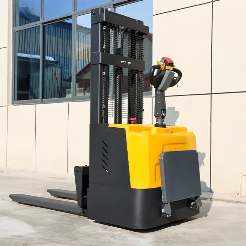 

New Multifunctional Electric Stacker with Lifting Height of 1.6-3.5 Meters and Electric Pallet Factory Direct Sales