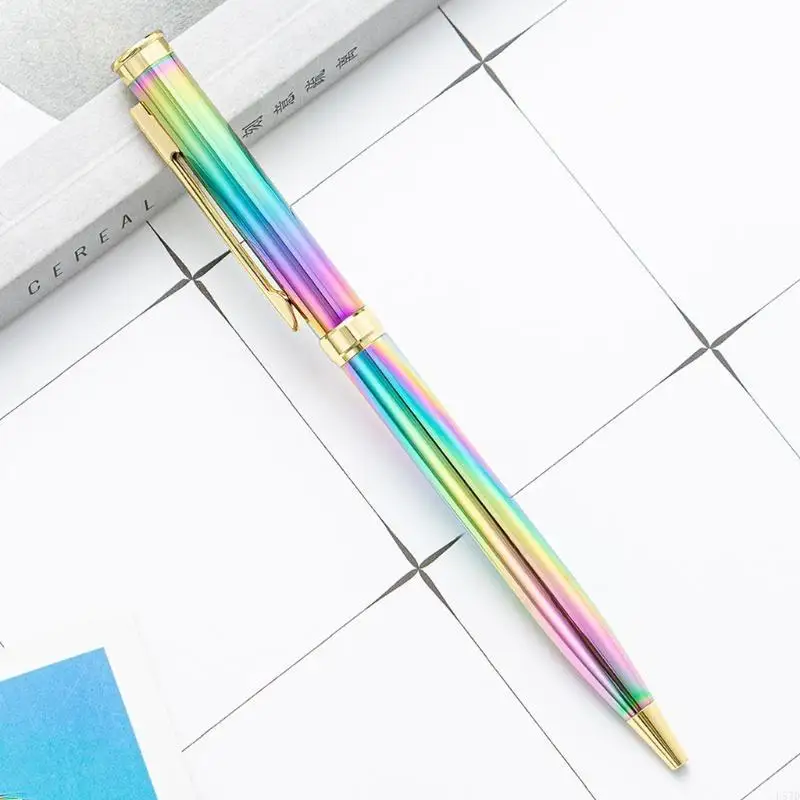 Stylish Metal Ballpoint Pen for Creative 2-in-1 Ballpoint Pen Refillable Universal Capacitive Pen for Offi