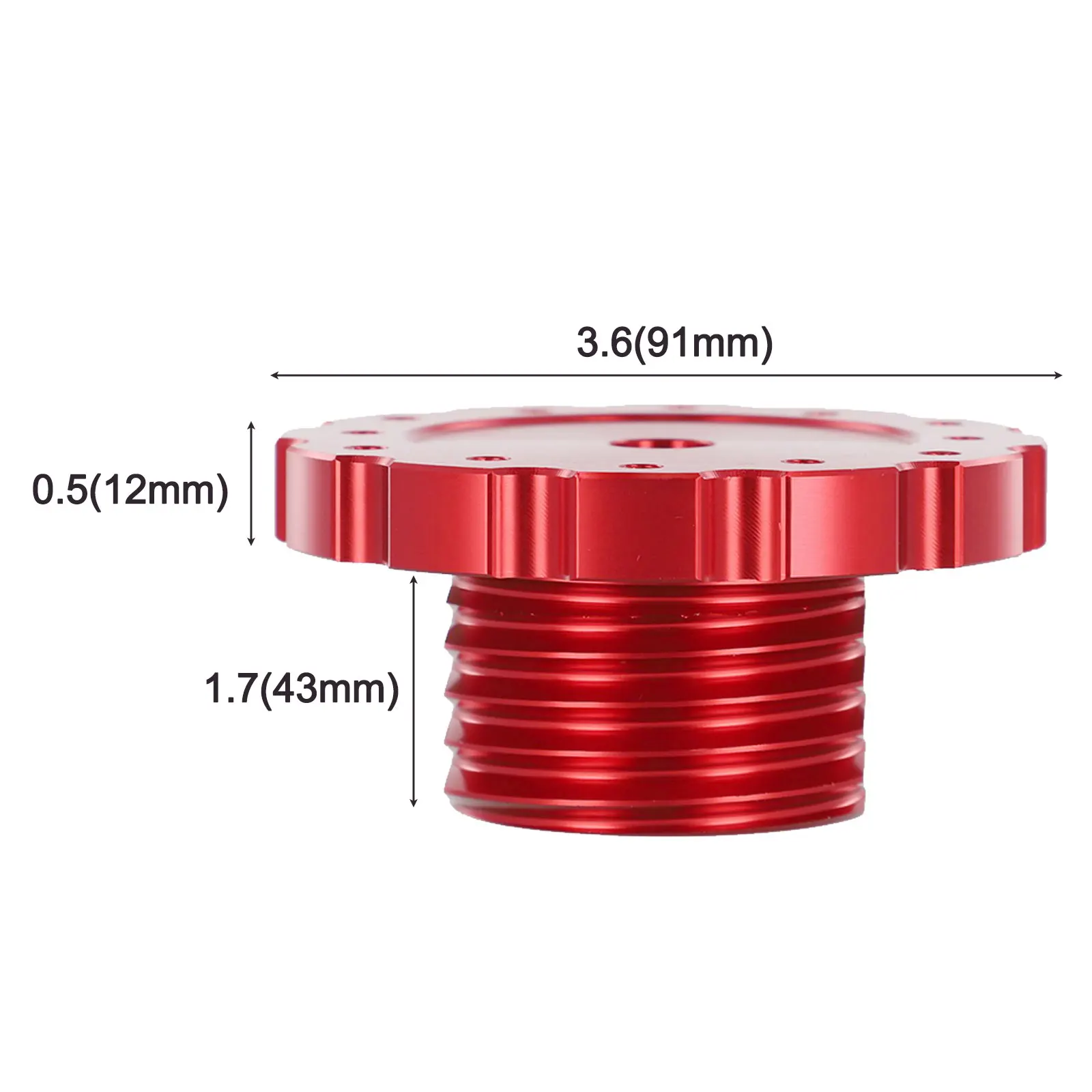 

Racing Simulation Aluminum Steering Wheel Adapter Steering Wheel Adapter PCD 73 Mm 2.87 Inch PCD 73 Mm Compatibility