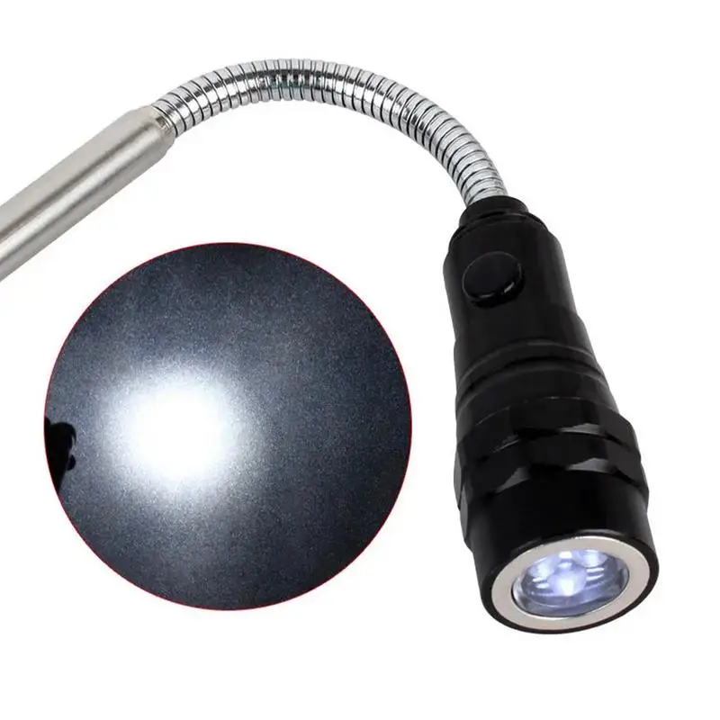 Flexible Led Flashlight Magnetic Telescoping Magnet Pickup Extendable Grill Light Outdoor Lighting Outdoor Gear For Camping