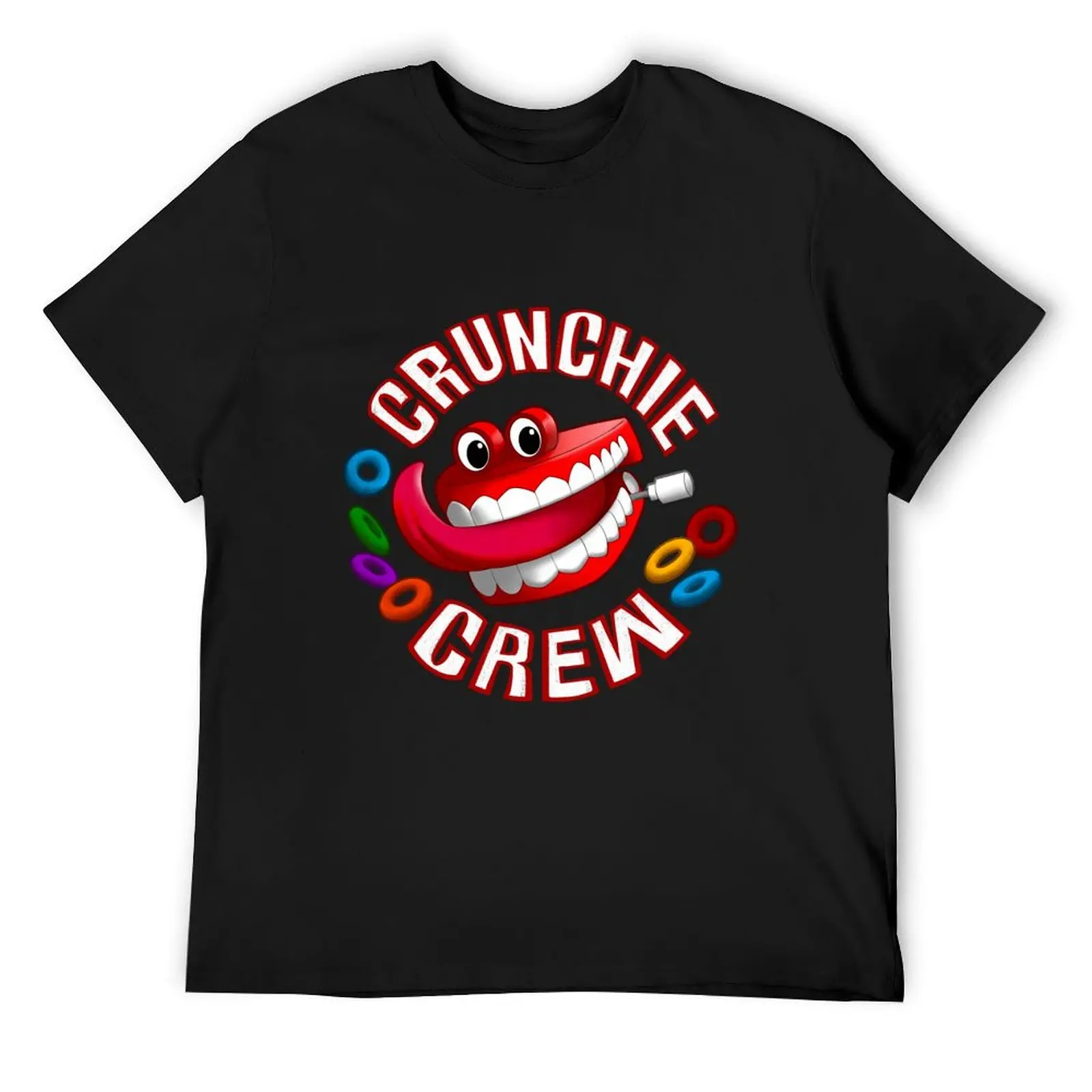 

Crunchie Crew Badge T-Shirt quick drying for a boy anime figures sweat shirts, men