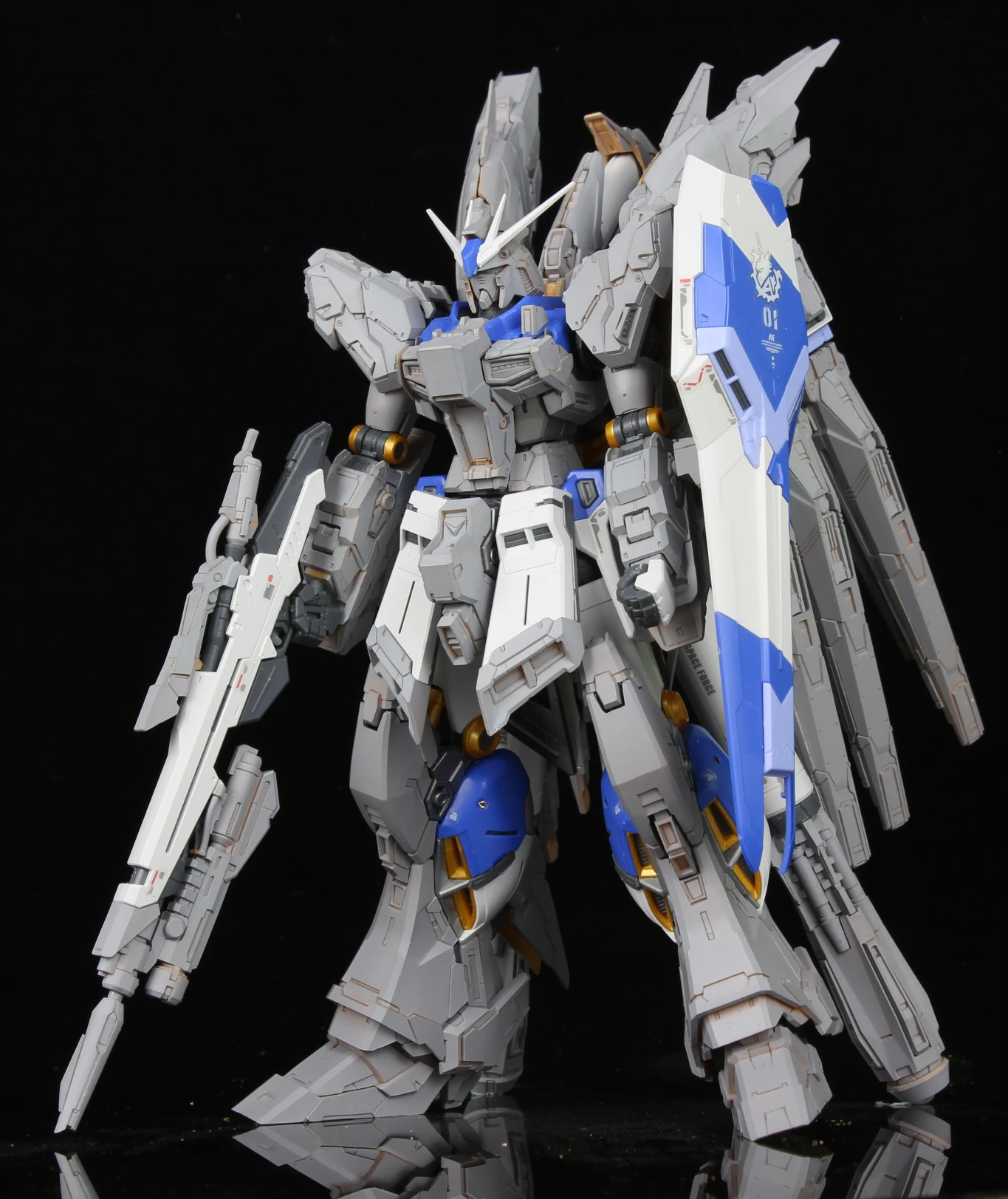 for RG 1/144 RX-93-v2 Hi-Nu Hi v Model RECAST Fortune Meow's