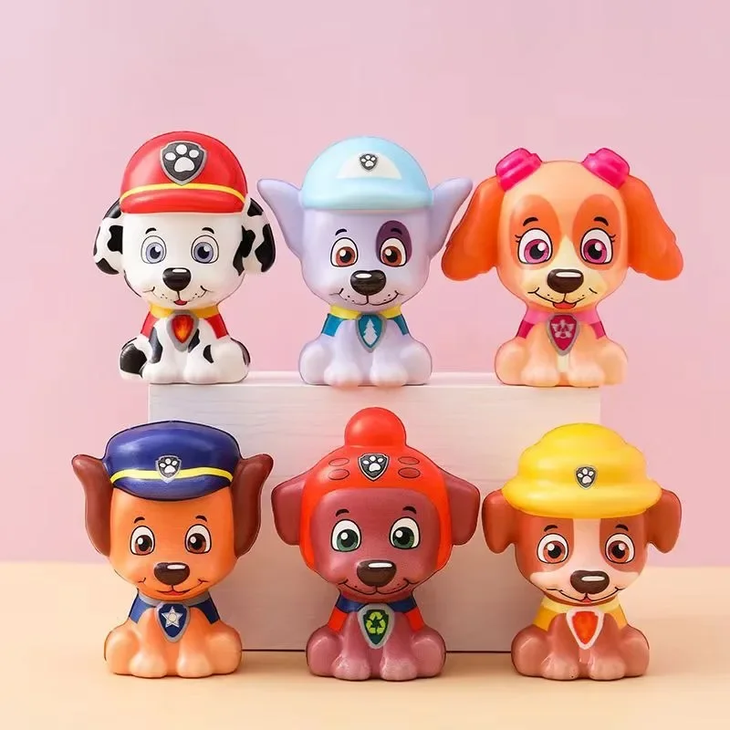 Paw Patrol Stress Relief Toy Slow Bounce Fun Kids Squeeze Toys Cute Cartoon Anime Boys & Girls Chase Skye Toys Birthday Gifts