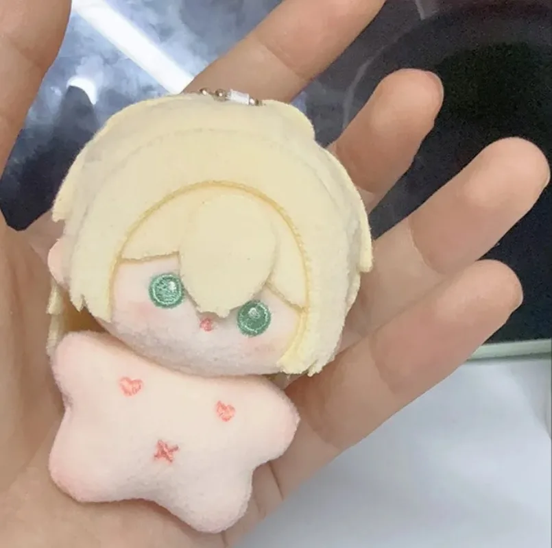 5CM For All Time Ayn Clarence Rorschach Q Version Starfish Haped Plush Filled Keychain Handbag Hanging Toy Friend Birthday Gifts