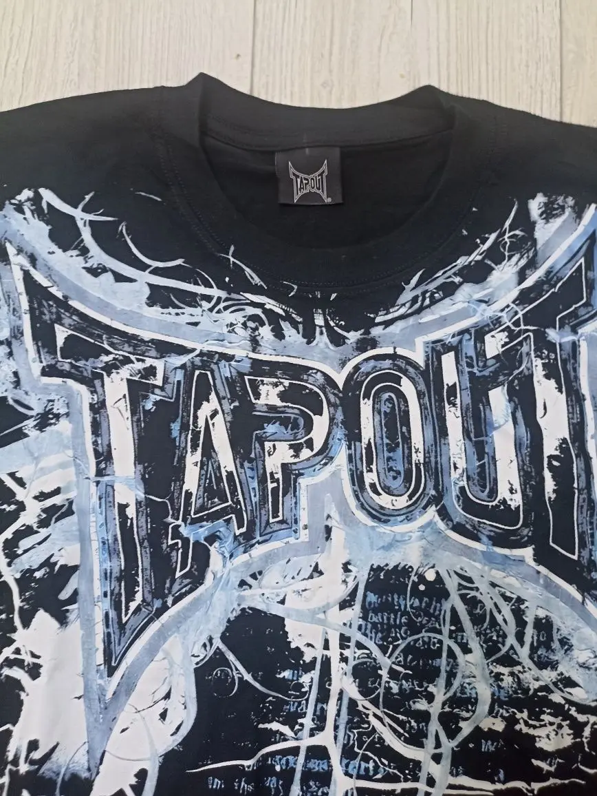 Tapout T Shirt Y2K Tops Hip Hop Punk Rock Graphic Print Oversized TShirt Men Women Round Neck Cotton Short Sleeve Tops Clothes