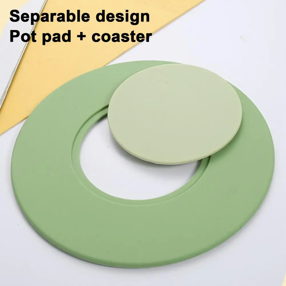 Silicone Pads Non-slip Silicone Hot Pads Set of Non-slip Desktop Insulation Pads for High Temperature for Hot for Kitchen