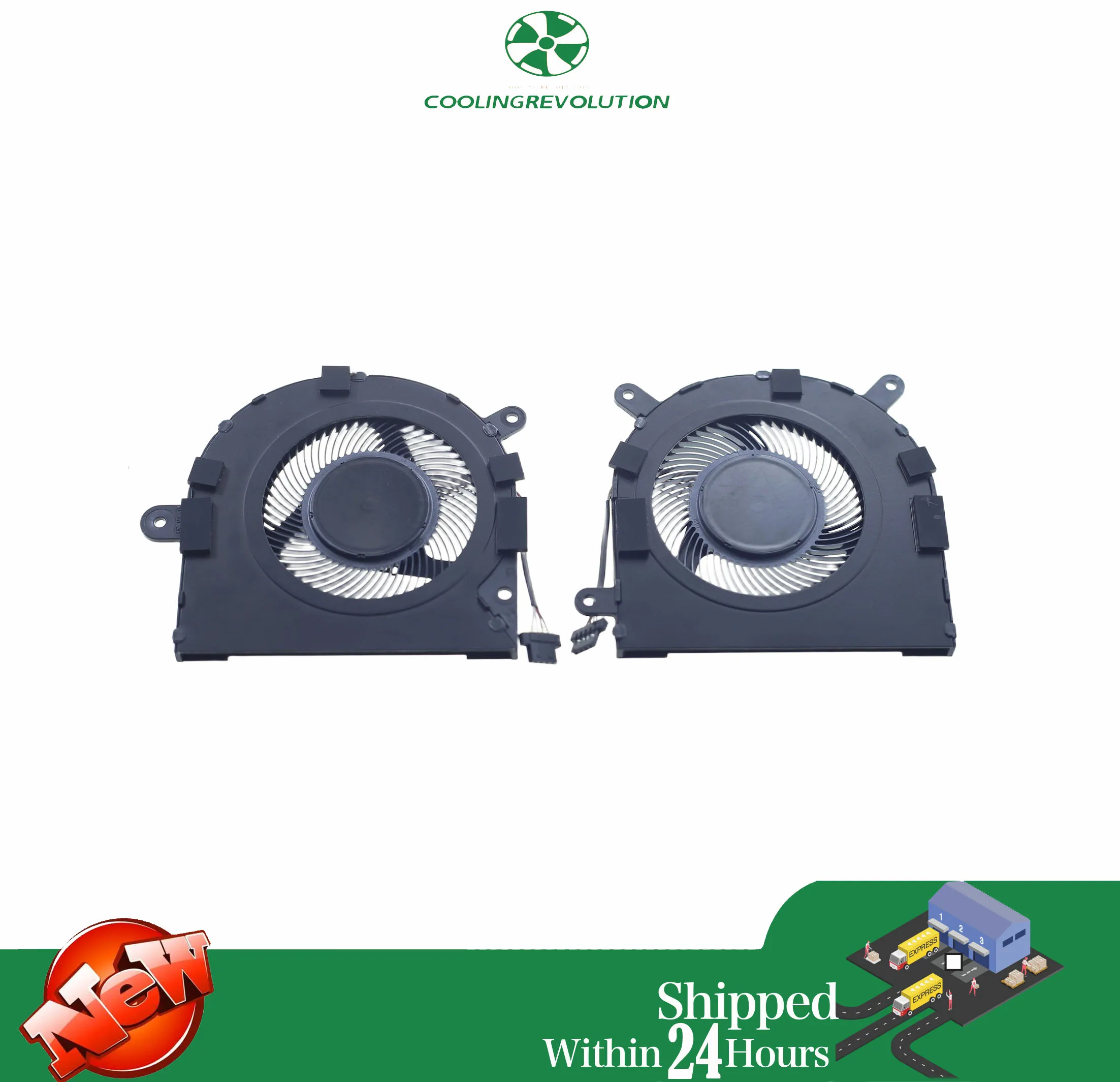 Laptop Cooling fan EG50040S1-CJ10-S9A EG50040S1-CJ20-S9A DC5V 2.50W 4Pin for Schenker Vision 15 PL5TU1B