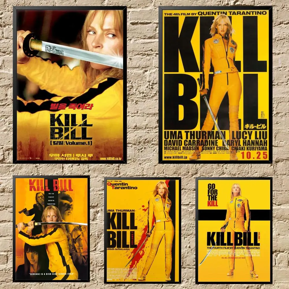 Movie K-Kill Bill Poster HD Waterproof Self-Adhesive Wall Art - Versatile Decor for Any Space | Perfect Gift Idea