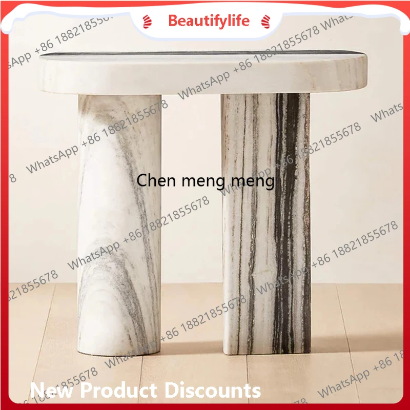 

a55 Итальянский натуральный мраморный край, современная простая гостиная, домашний угловой диван