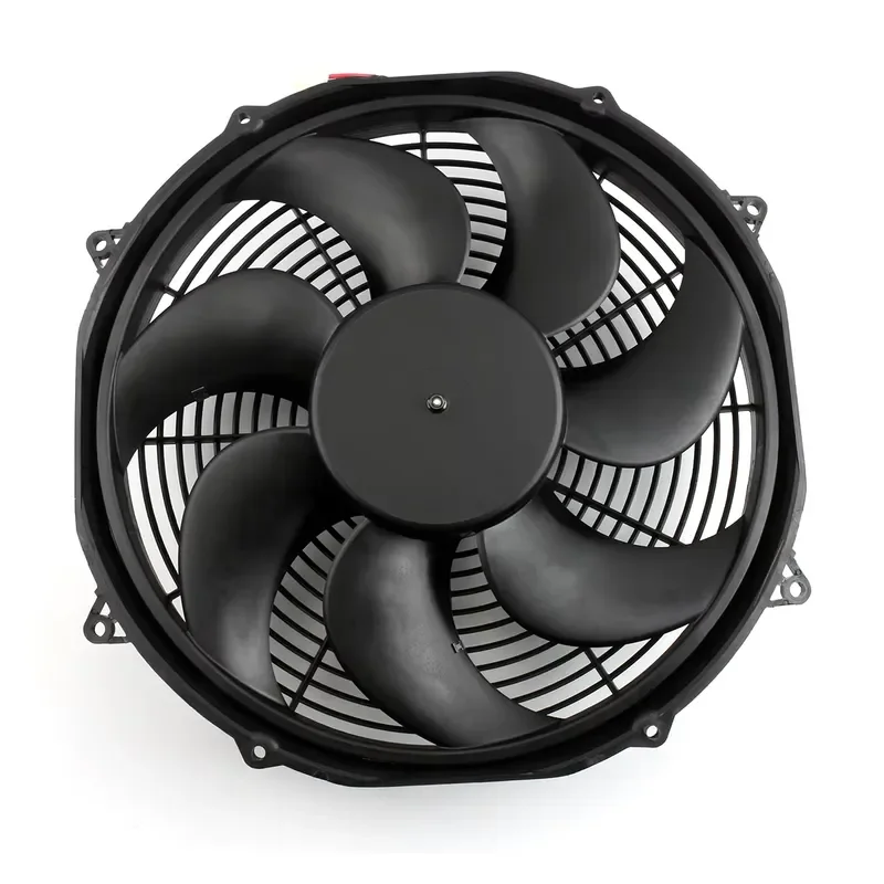 16 Inch Universal Electric Radiator Cooling Fan 7 Blade Ultra Thin Push Pull System for Light Vehicle Auto Engine Heat