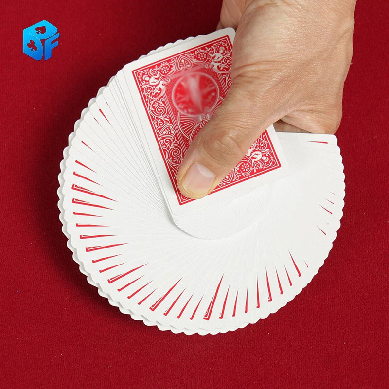 Illusion Master White Card Becomes Miscellaneous Card Becomes Same Count Card Back Discolored Close up Shocking Magic Props