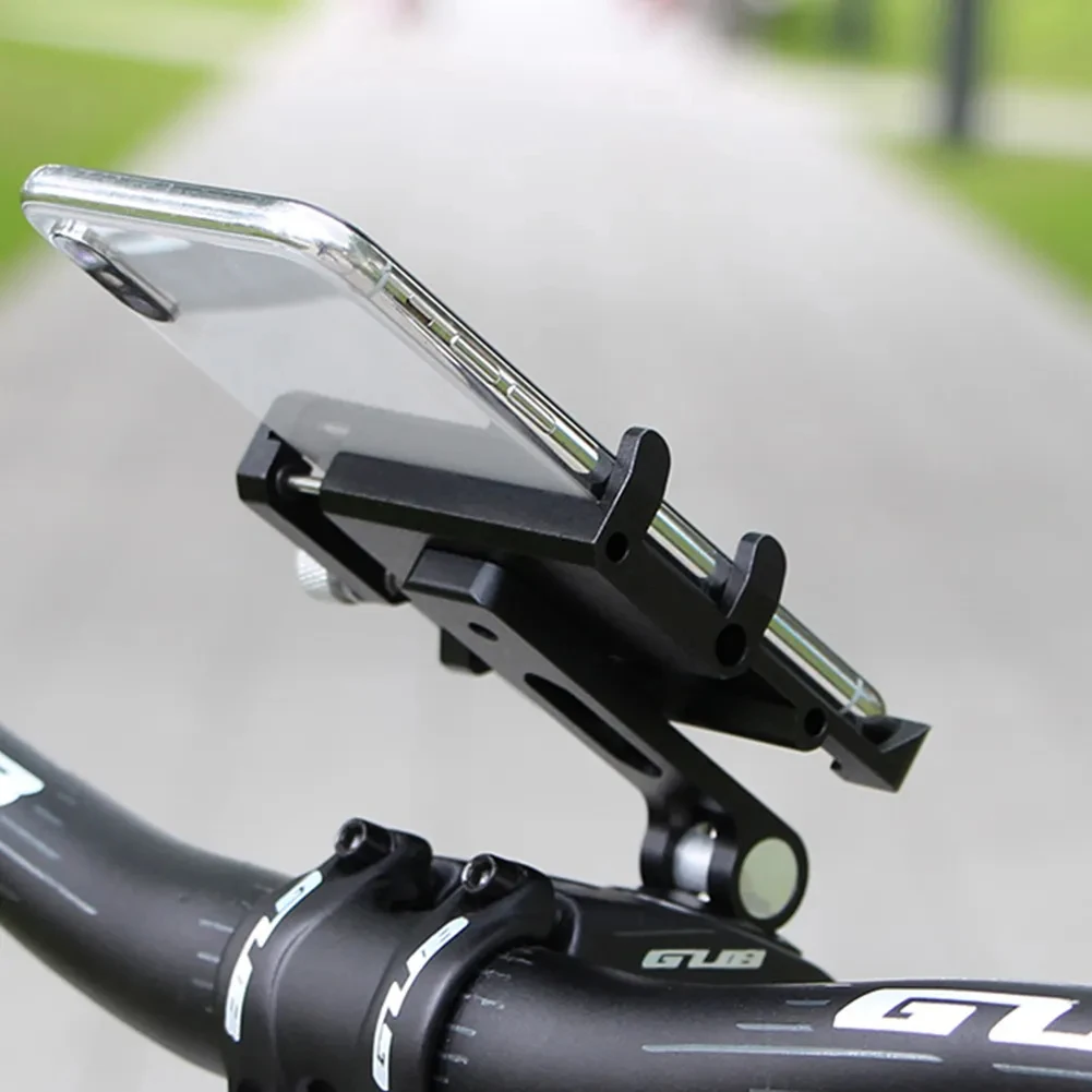 Gub g95 aluminium fahrrad telefon halter halterung stiel fahrrad telefon headset halterung passt für 1-1/8 "1/8mm gabel für 4, 5-7 zoll gps telefon – Detail 8