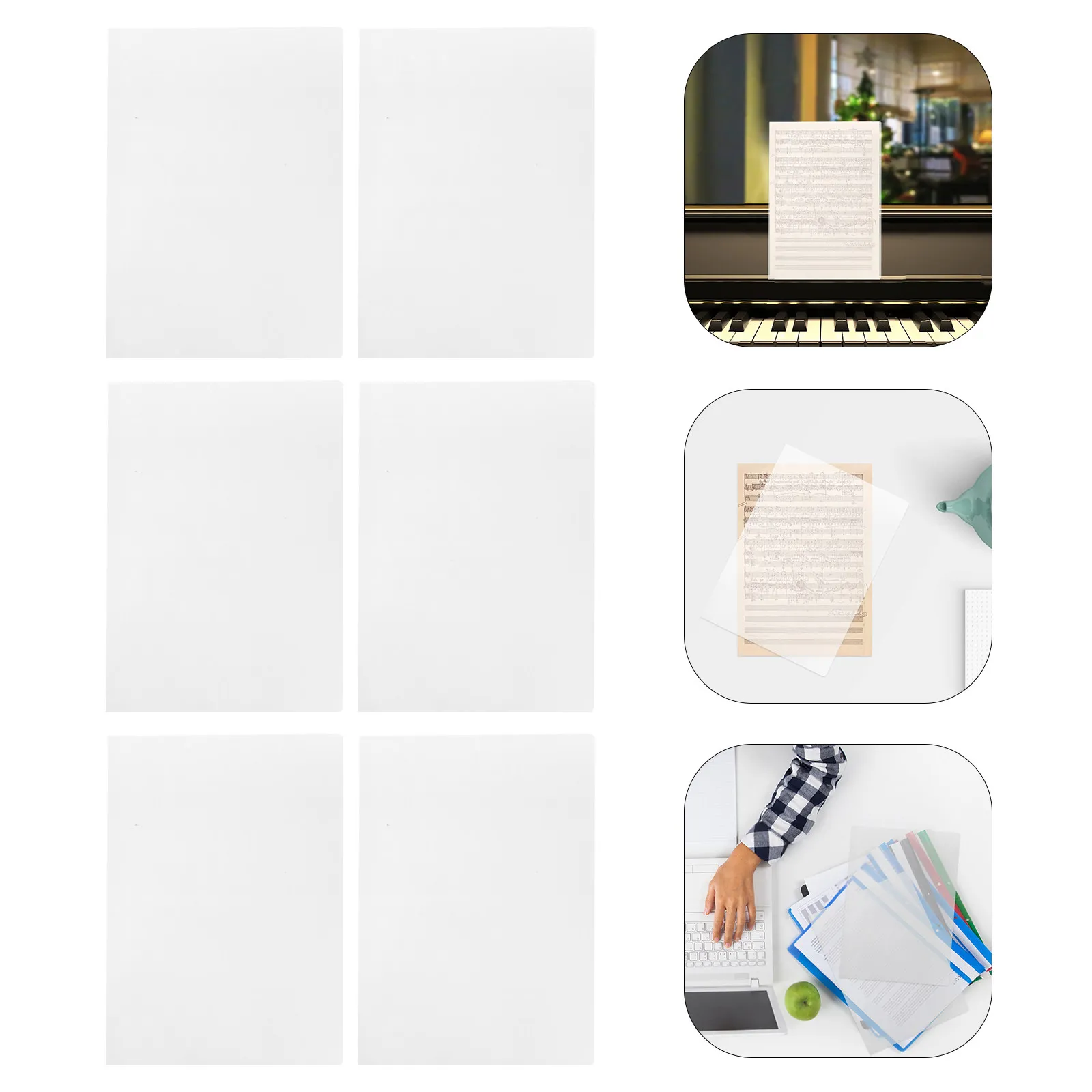 

25Pcs Waterproof Transparent Document Organizer A4 File Folder Bags for Office School Side Opening Receipt Holder Portable Study