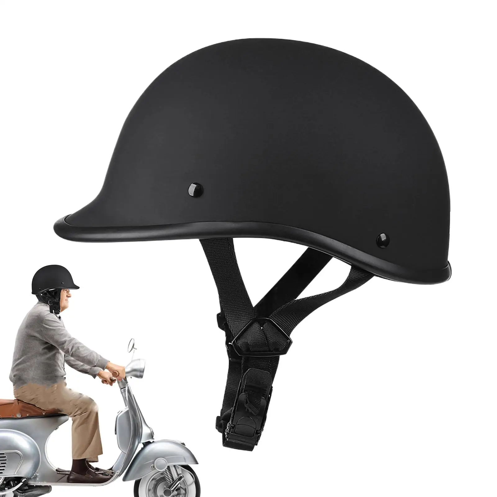 

Motorcycle Hat Motorcycle Safety Hat Comfortable Safe Device Vintage Protector for Protection Women Adults Men Road Trip Travel