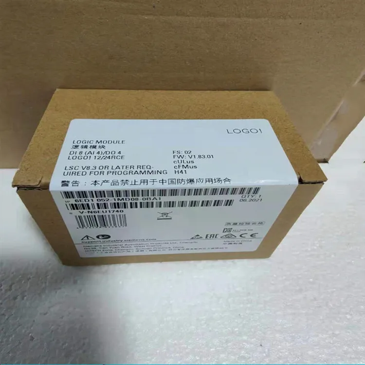 

New 6ED1052-1MD08-0BA0 replace 6ED1052-1MD08-0BA1 6ED1052-1MD00-0BA8 PLC 8 DI 4AI /4 DO