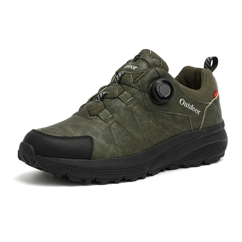 HIKEUP-Zapatillas deportivas impermeables para hombre, zapatos tácticos de seguridad para escalada, senderismo, montaña, Camping, 2023