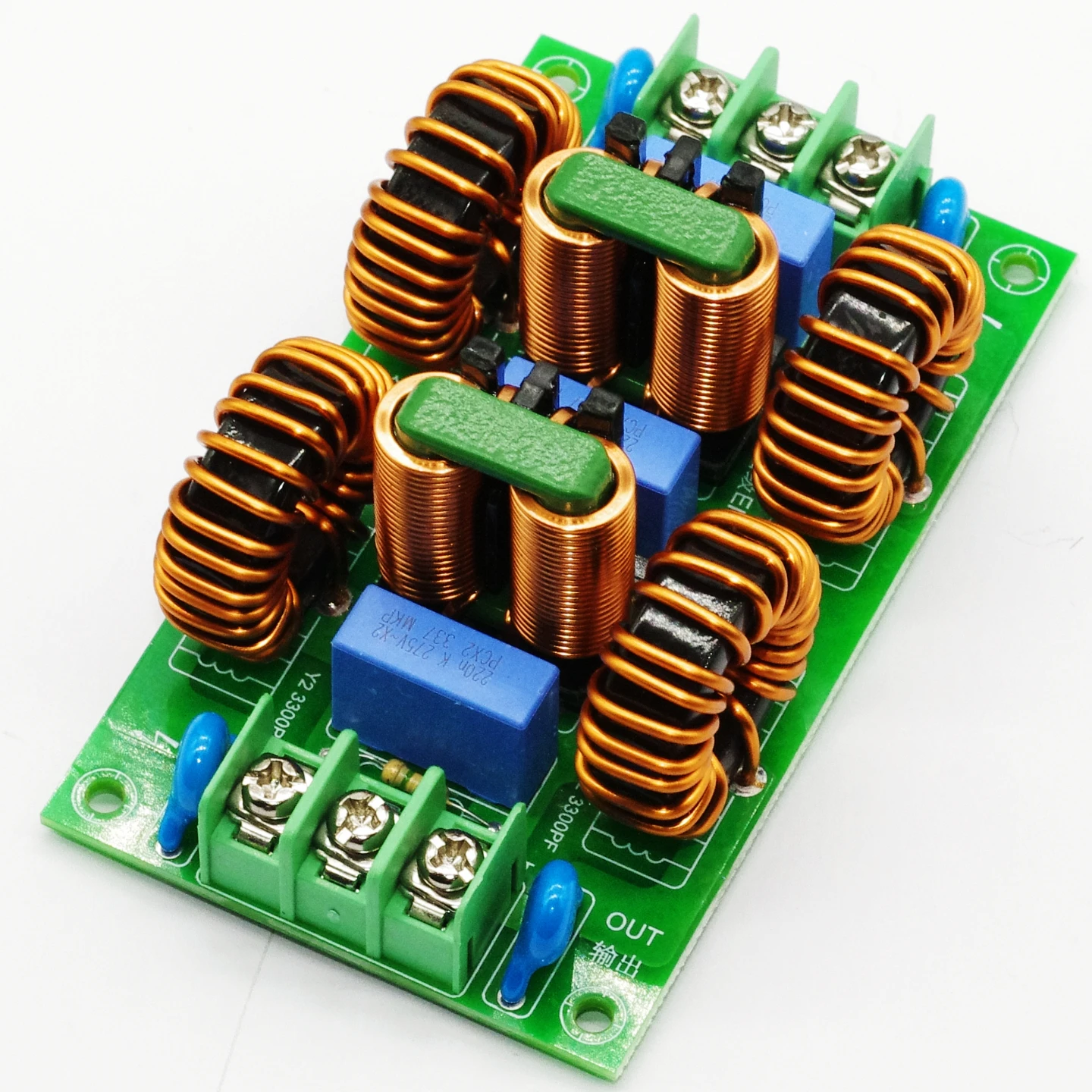 AC Power Supply EMC Filter EMI Electromagnetic Interference Four Stage Common Mode Differential Mode Filter