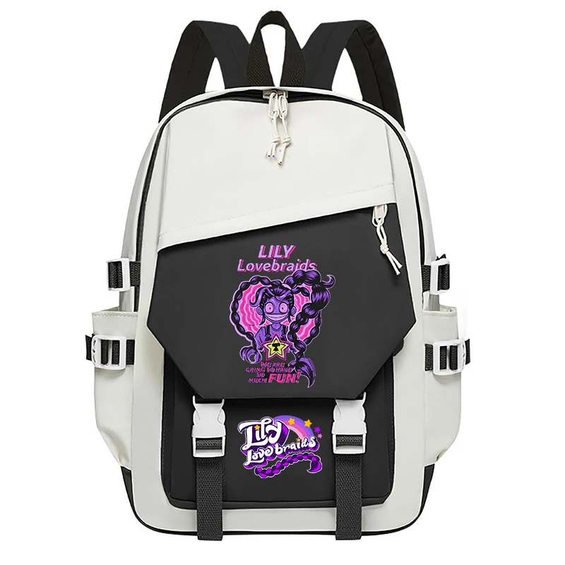 

Funny Lily Lovebraids Backpack Teenager Girl Boy Backpack Schoolbag Back To School Bookbag Men Women Leisure Travel Bag Mochila