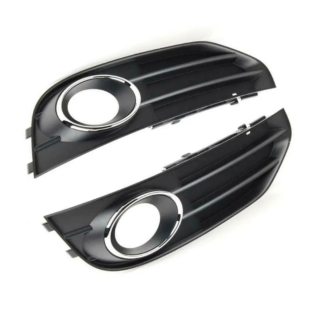 

For A4 B8 2009-2015 Fog Light Cover Grille Trim Replacement Compatible with 8K0807681J01C 8K0807682H01C Left and Right Side