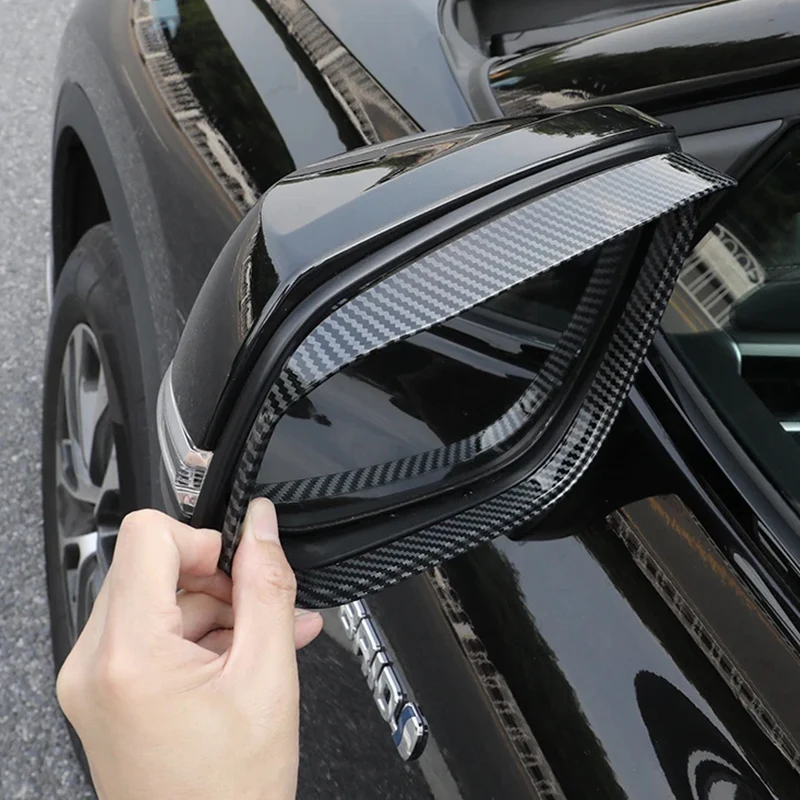 

For Toyota Tacoma/Alphard 2024 Accessories Carbon Look Side Rearview Mirror Rain Eyebrow Frame