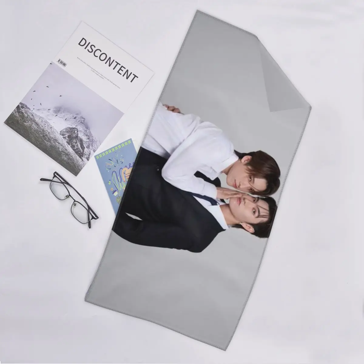 Bossnoeul Thai TV Crazy Love MooMoo , The Boy Next World,  Love in The Air Photo 35x75 Microfiber Double-sided Printing Towels