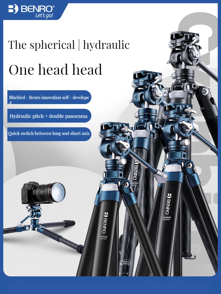 Штатив BENRO QingNiao Ching Bird из углеродного волокна CB259AFK CB259CFK стойка для камеры SLR с алюминиевой головкой с одной ручкой