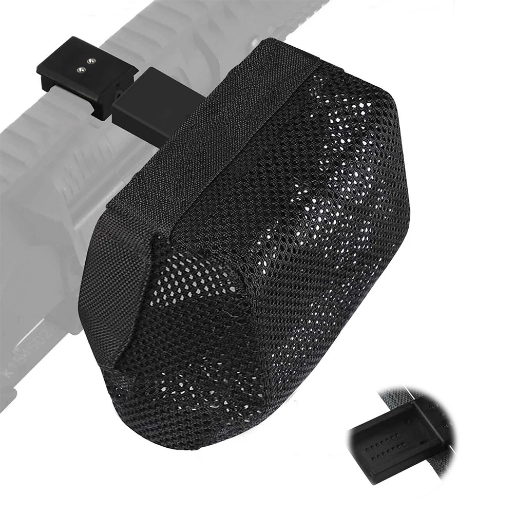 

Сумка для патронов наружного применения с быстросъемным креплением, латунный уловитель гильз со съемной нейлоновой сетчатой сумкой на планке Пикатинни для снаряжения и аксессуаров