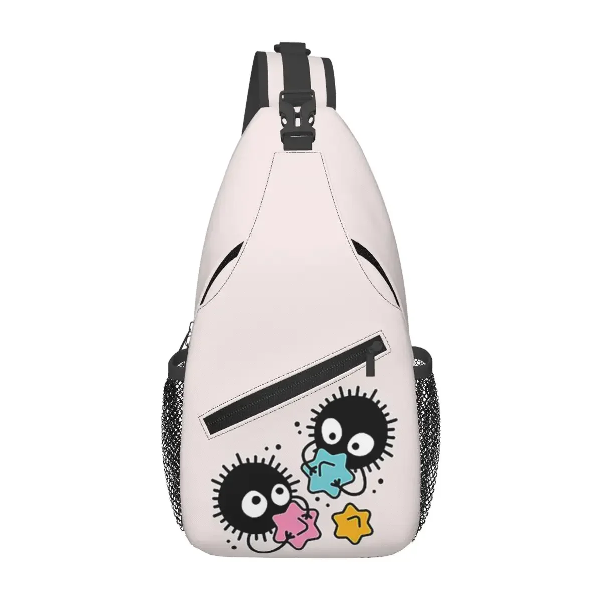 

Soot Studio Ghibli Chest Bag Men Sling Crossbody Backpack Chest Bag Traveling Hiking Daypack Shoulder Bag