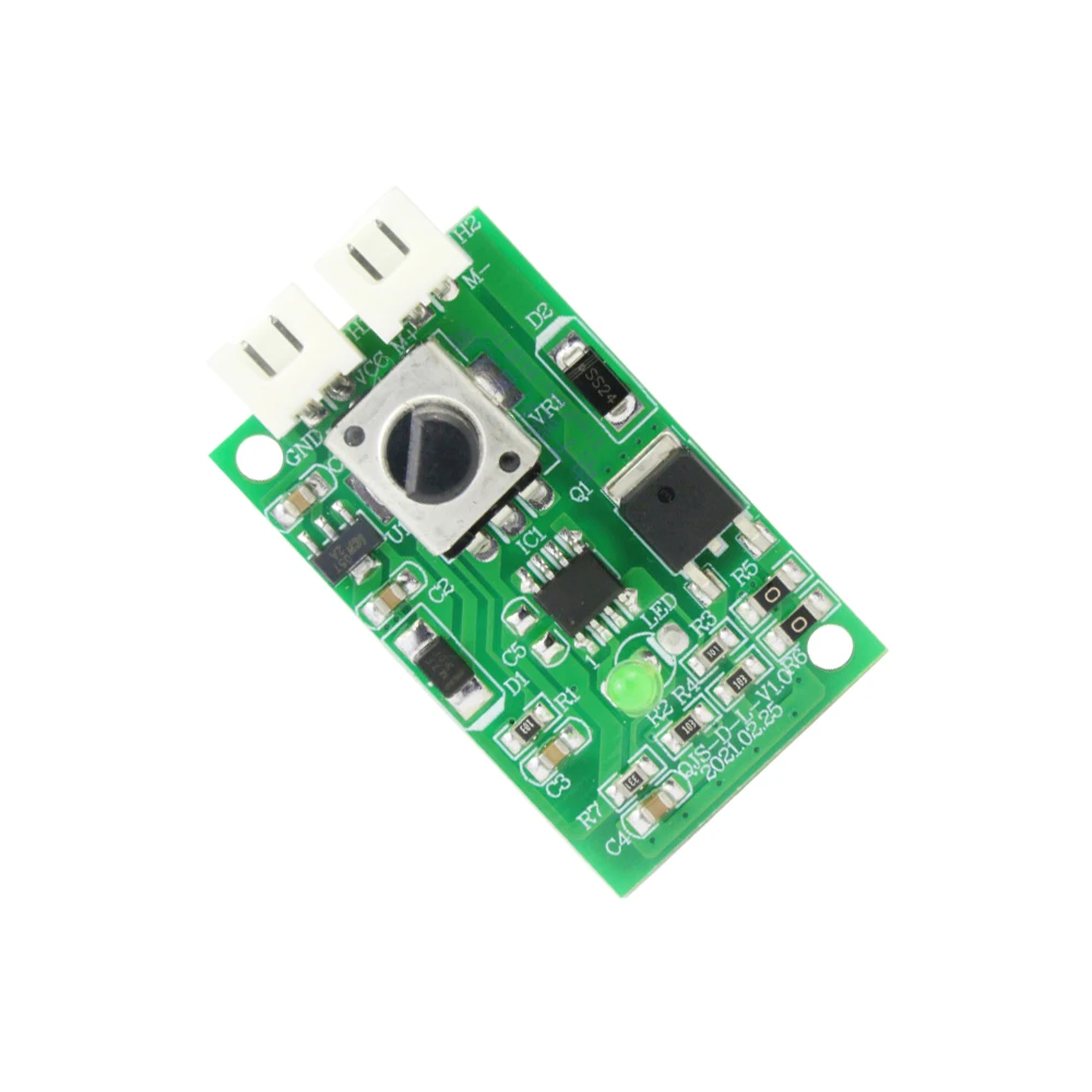 PWM Motor Fan Speed Control Board 10A DC7V-12V Stepless Motor Speed Governor Module 30-100% Speed Range Speed Regulation Module