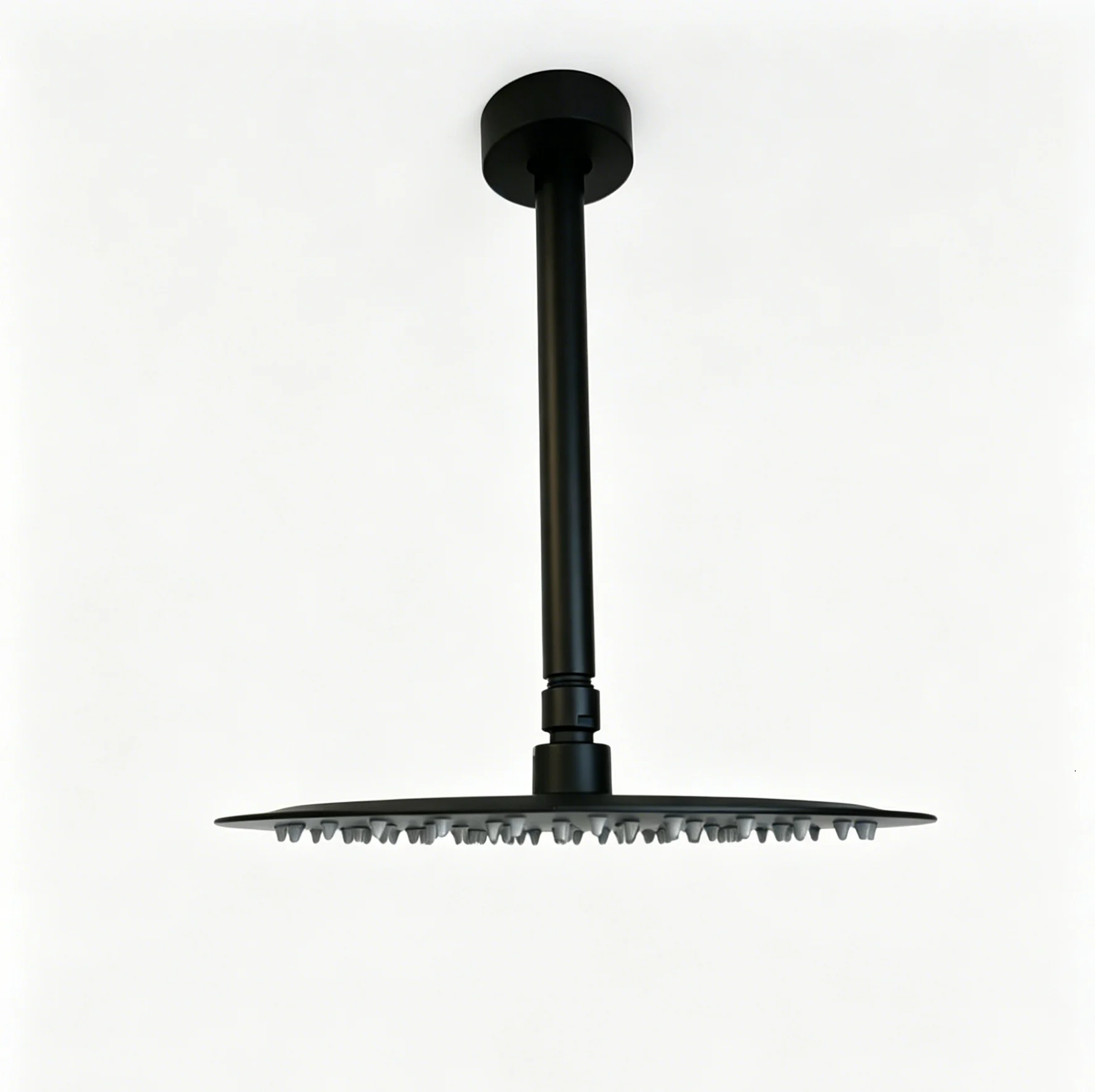 10' Matte Black Bathroom Luxury Shower Head, High Pressure Rain Shower Head, Ultra-Thin Showerhead 304 Stainless Steel
