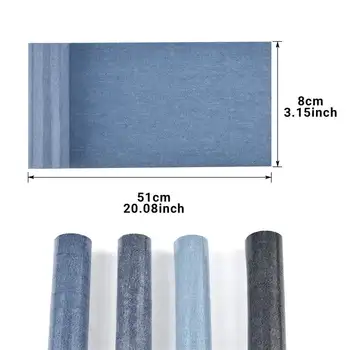 牛仔布熨燙貼片 牛仔布修補補助服裝自黏熨燙貼片 兒童成人適用 10 最佳銷售 牛仔褲補丁 - №6