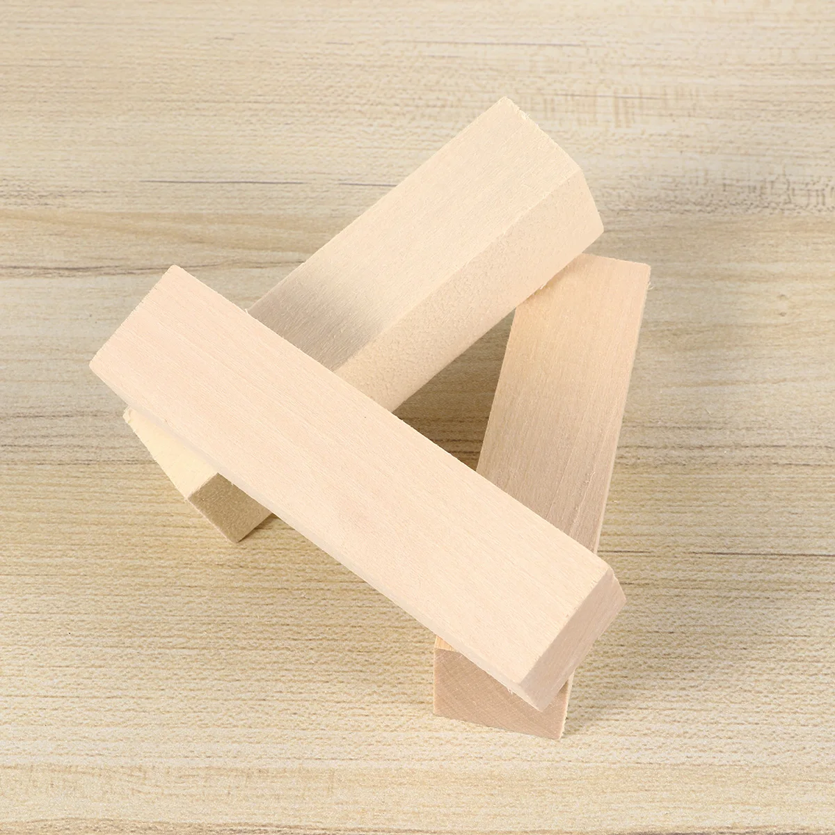 

12 Pcs Wooden Block Set DIY Crafts Ornament Unfinished Cube Small Building Blocks Ornaments for Kids Basswood