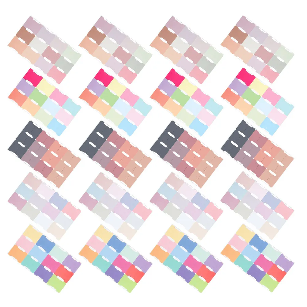 

40 Sheets Writable Self-Adhesive Index Tabs Colorful Sticky Page Markers for Notebook Planner Binder File Folder Book Annotation