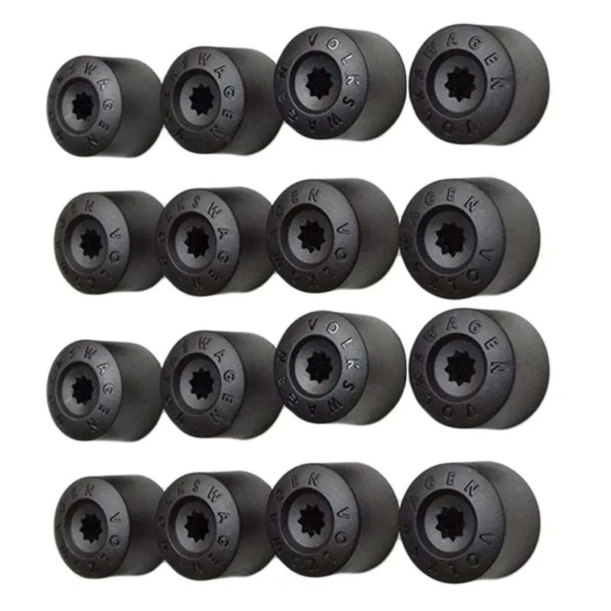 Car Wheel Hub Nut Bolt Covers for VW Volkswagen Jetta Polo Tiguan Golf MK4 Passat B6 Seat Leon Ibiza Tire Screw Caps Accessories