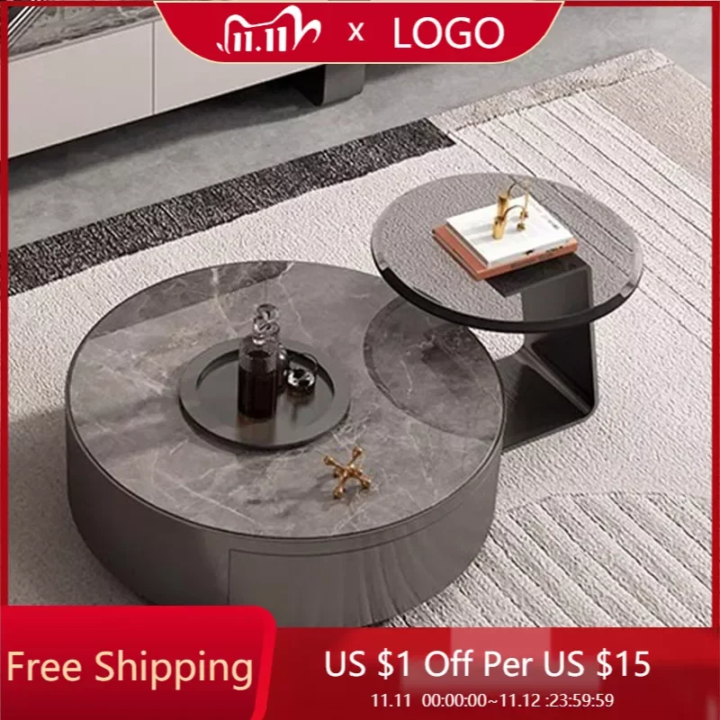 

Design Floor Makeup Table Minimalist Corner Center Marble Modern Coffee Table Elegant Mesas De Centro Para Sala Furnitures