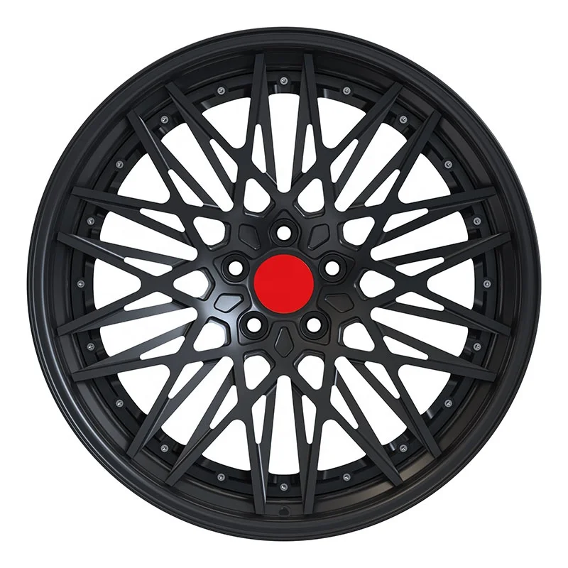 2-piece Wheel Style 19 20 21 22 23 24 Inch Forged Car Wheels 5x114.3 Custom Forged T6061-T6 Aluminum Alloy Rims