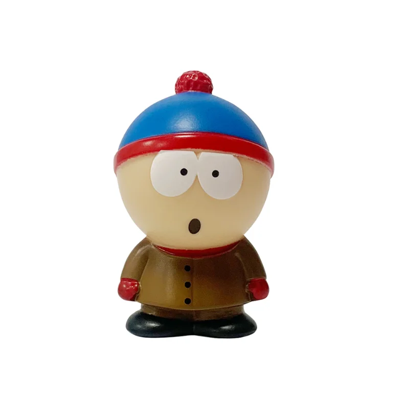 5pcs South Park Anime Figure Kyle Broflovski Action Figure PVC Model Statue Collection Doll Toys Desktop Ornaments Decoration