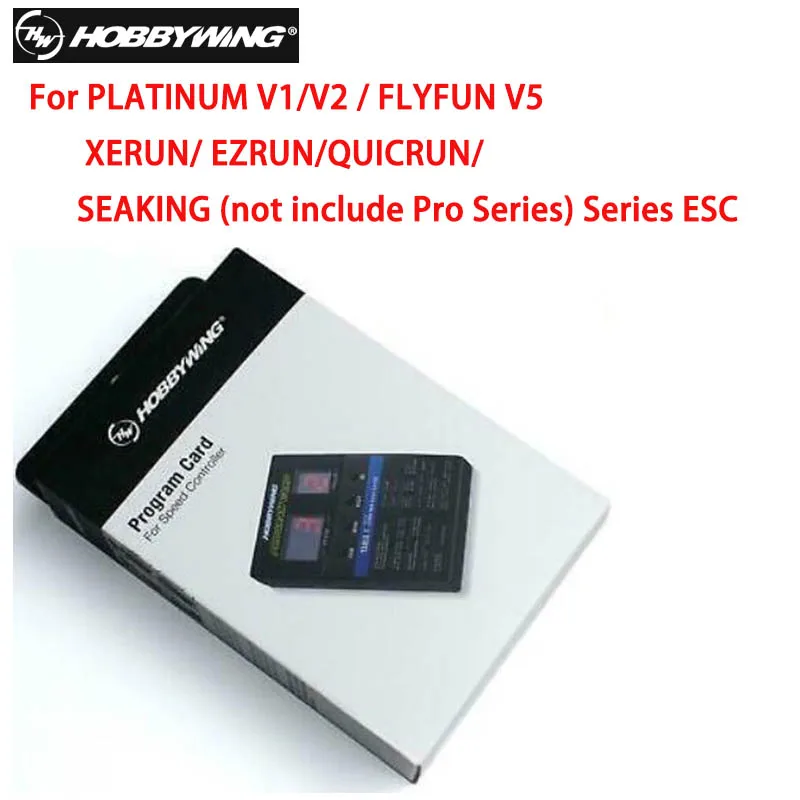 Programmatore OTA LCD LED Hobbywing per programmazione Platinum XeRun EzRun Seaking Pro ESC