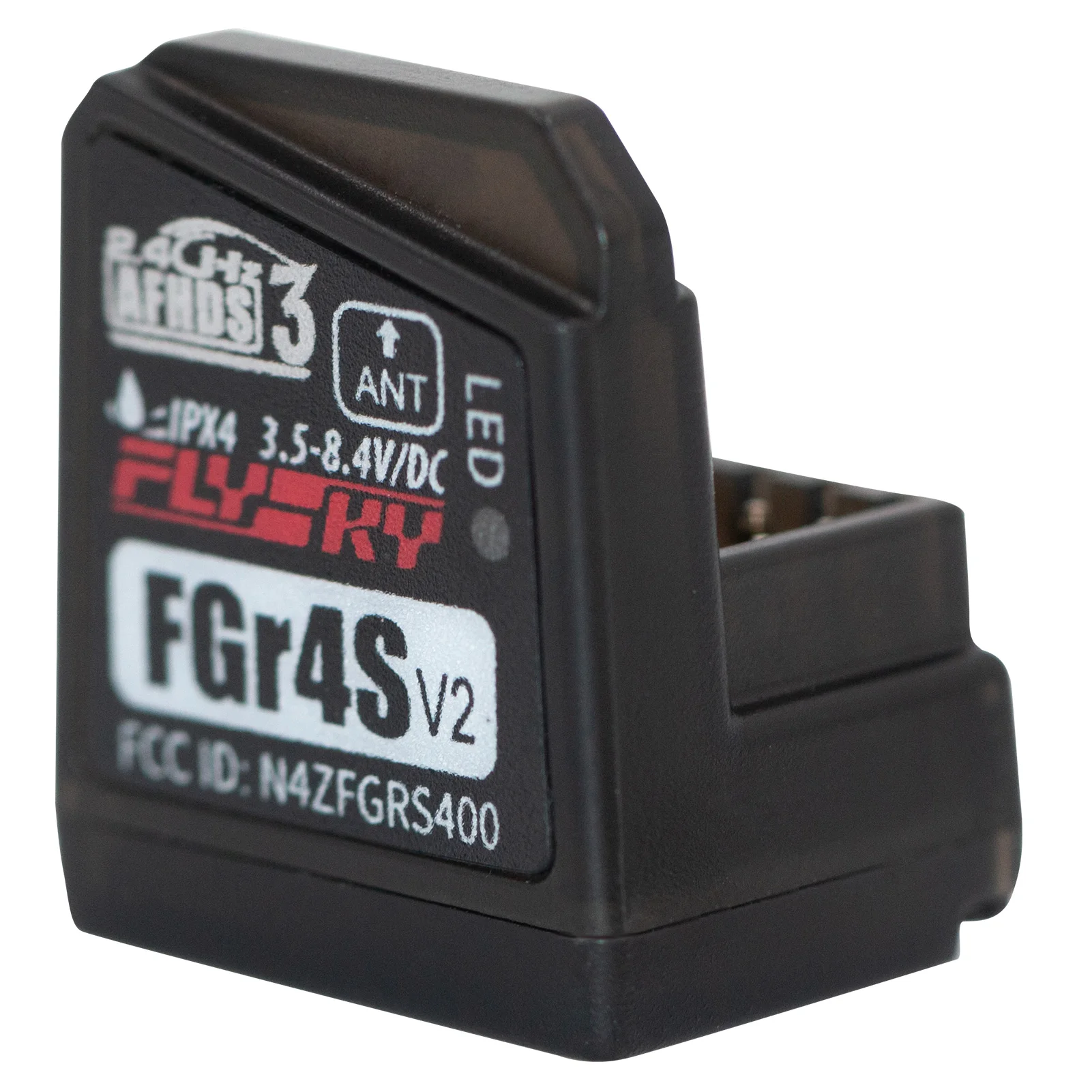 جهاز استقبال Flysky FGR4S V2 AFHDS هوائي واحد ثنائي الاتجاه PWM/PPM/IBUS جهاز استقبال الإخراج لجهاز إرسال Flysky NB4 PL18 RC