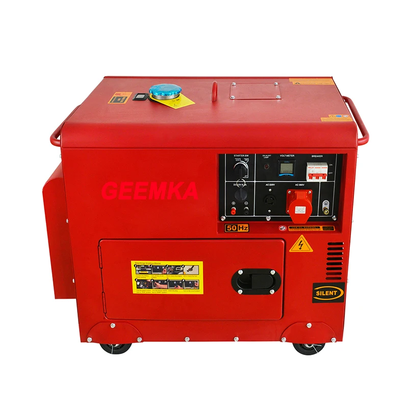 

5kva 6kva 7kva 8kva 10kva 12kva Single Phase Air Cooled Silent Generator 5kw 6kw 8kw 10kw Electric Generator
