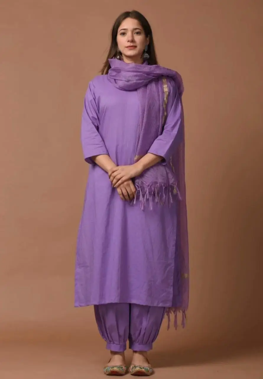 

Women Kurta Kurti Set Dupatta Readymade Salwar Kameez Stitched Palazzo Kurta Set